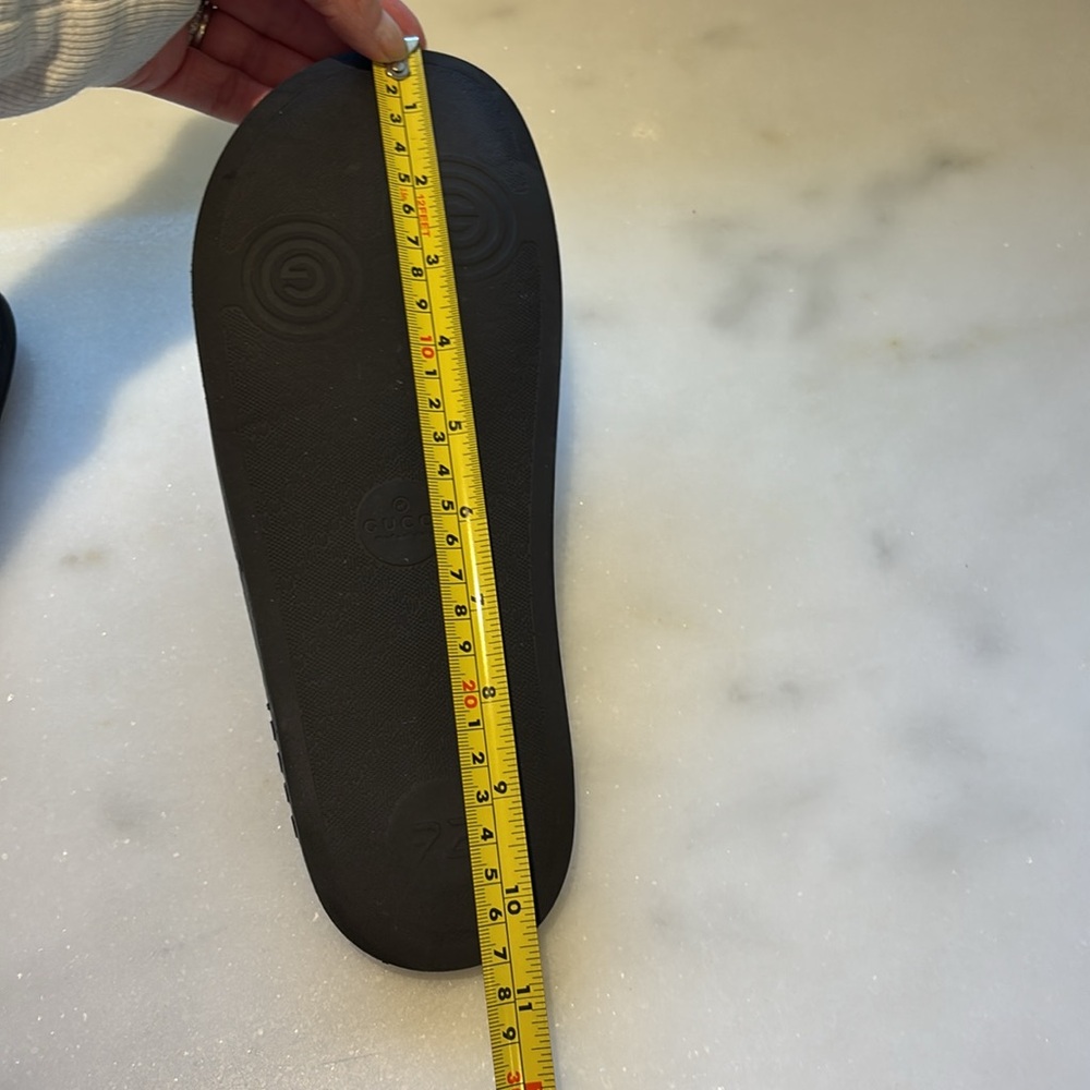 Gucci Slides Black Rubber Size 41 Unisex - Picture 8 of 8